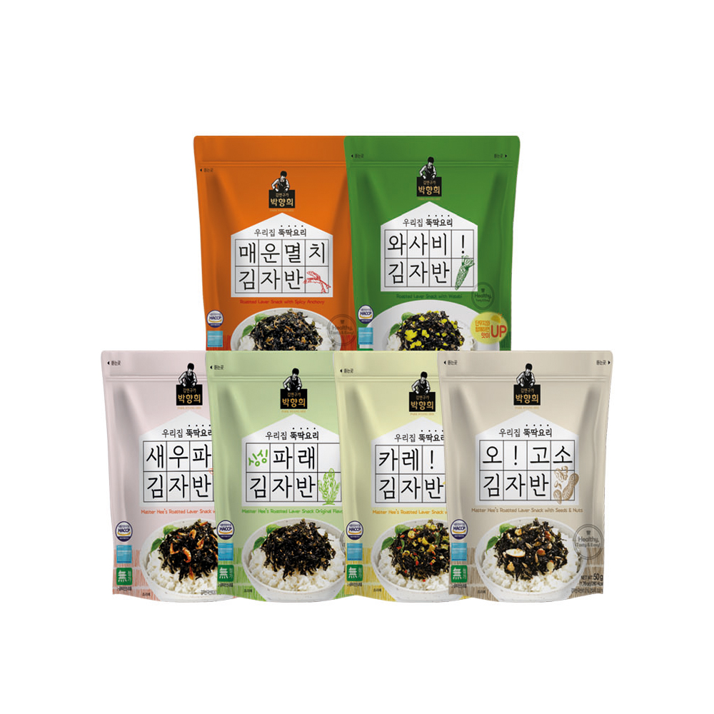 김자반 50g [ 새우파래/파래/카레/오!고소/매운멸치/와사비 ]